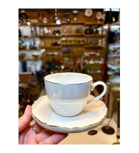 Acar JEA-08359 Pearl Dream 6'lı Porselen Çay Fincan Takımı