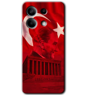 Xiaomi Redmi Note 13 Pro 5G Kılıf HD Desen Baskılı Kılıf - Anıtkabir Atatürk