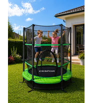 CKSpor 140 cm (55 inç) Tam Boy Koruma Fileli Çocuk Trambolini Güvenlik Fileli Trambolin
