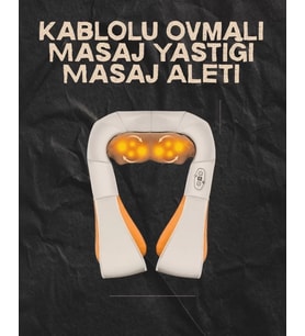Ovmalı Isıtmalı Elektrikli Masaj Aleti – Boyun, Sırt, Bel, Omuz Ve Bacak İçin Profesyonel Masaj Aleti