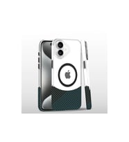 iPhone 16 Carbon Puzzle Magsafe Kapak - Açık Mavi