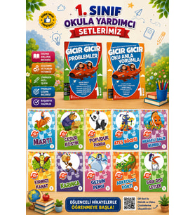 1 .Sınıf Oku Anla Yorumla+ Problemler+10 Serüven Hikaye Seti