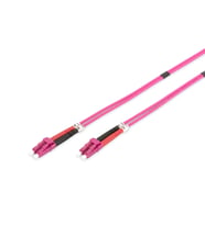 Digitus LC-LC Fiber Optik Patch Kablo, 5 metre, Multimode, Duplex, 50/125, LSZH, OM4 3.0mm