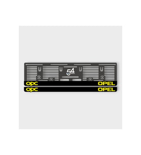OPEL OPC 3D KABARTMALI PLEKSİ ARABA PLAKALIĞI