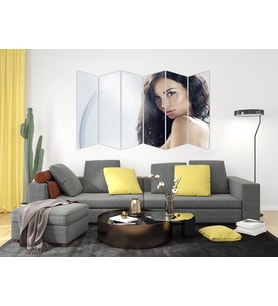 KADIN SAÇ MODELİ KUAFÖR MDF TABLO-1025 MODEL-B