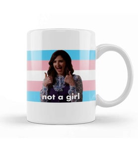Trans Janet Not A Girl The Good Place Kupa Bardak Porselen