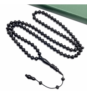 99 Luk Sığırcık Kesim Abanoz Ağacı Tesbih (Standart)