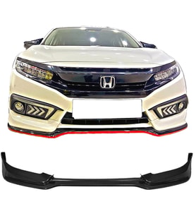 Honda Civic Fc5 Mugen Ön Ek Plastik Siyah karlık-ön-ek-bodykit 2019 2020 2021 Makyajlı Kasa