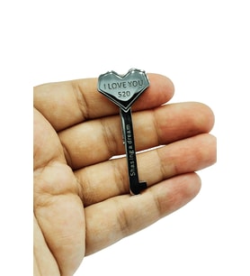 Kalp Anahtar Tasarım “I Love You 520” Broş