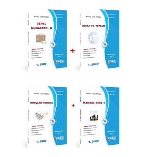 Egem Eğitim Yayınları Açık Öğretim Maliye 1 Sınıf 2 Dönem (bahar) Konu Anlatımlı Soru Bankası. (Çok Renkli)