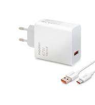 Type-C Hızlı Şarj Seti 67W Usb Adaptörlü - Beyaz ND1008