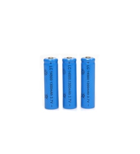 1300 Mah 3.7 V Şarj Edilebilir Kalem Pil Lc 14500 Şarj Edilebilen Kalem Pil 3'lü