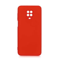 Xiaomi Redmi Note 9S Kılıf Orj Lansman Serisi Pürüzsüz Esnek Kadife İç Kısım (Koyu Pembe)