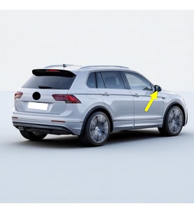 VW Tiguan 2016-2020 Sağ Dış Dikiz Ayna Camı Isıtmalı 5NA857522