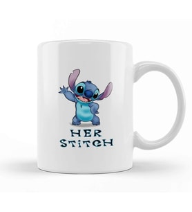 Lilo And Stitch Her Stitch Kupa Bardak Porselen
