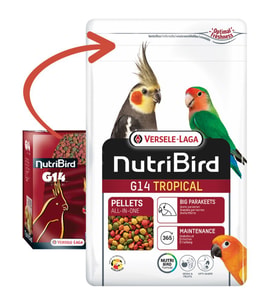 Versele Laga Nutribird G14 Tropıcal Paraket Pelet Yem 1kg
