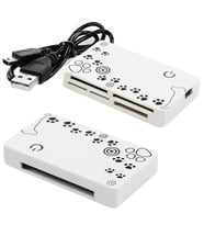 Narita HT-02A Usb 2.0 Support Sd Mmc Mini Sd T Flash-Ms-Ms Pro All In One Çoklu Kart Okuyucu Kart Reader