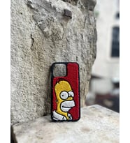 Simpson Punch İşlemeli Telefon Kılıfı