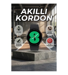 Yeni Nesil Akıllı Saat Uyumlu 47 Mm Silikon Kordon – Çağrı Cevaplayabilen Modeller İçin
