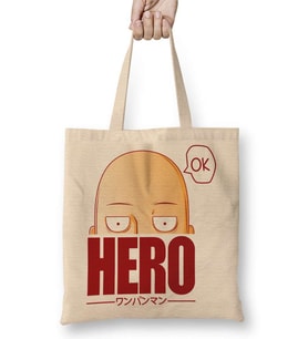 One Punch Man Ok Bez Çanta Uzun Saplı