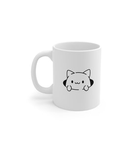 Curious Catt Baskılı Kupa Bardak