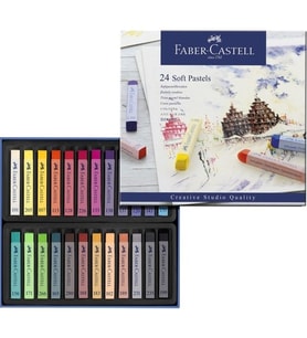 Faber-Castell Creative Studio Toz (Soft) Pastel Boya 24 Renk