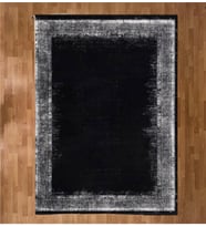 Labirent Bordürlü Eskitme Görünümlü 160 X 230 Yün Halı