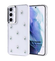 Microsonic Samsung Galaxy A55 Kılıf PrettyCharm Tulip (Yeşil)