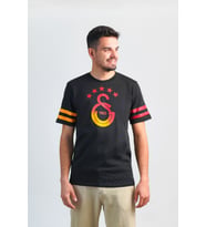 Galatasaray Orijinal 5 Yıldız Siyah T-shırt