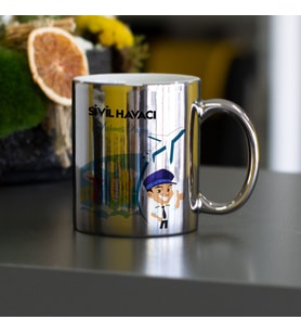 Sivil Havacı Gümüş Kupa Bardak