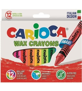 Carioca Pastel Boya Wax Maxi Yıkanabilir 12 Li 42369