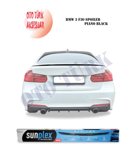 Bmw 3 F30 Spoiler Piano Black (Siyah)