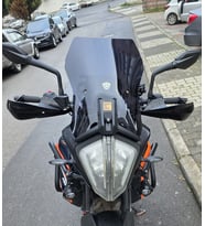 MOTOCAM KTM 390 Adv Ön Cam 2020-2024 Model 57cm Siyah Renkli 3mm APARATSIZDIR