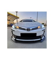 Toyota Corolla Ön Lip Yeni Kasa Piano Black Tampon Eki 3 Parca
