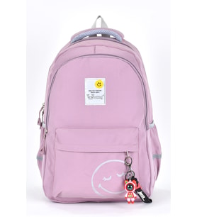 Elatae Unisex Ortopedik Çok Gözlü Günlük Seyahat Okul Sırt Çantası Lila 51709