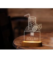 BK Gift Restoran & Cafe & Barlara Özel Led Lamba QR Kod Menü, Işıklı QR Menü, QR Kodlu Masa Dekoru, Işıklı Pleksi Biblo-20