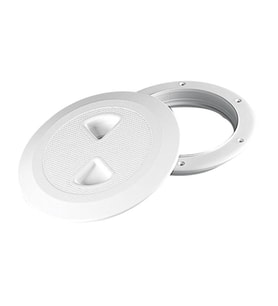 Kontrol Hatchi, Yuvarlak, Baskılı Kilitli, Beyaz, İç.Ø133mm (Karışık)