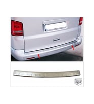 VW T6 Transporter Krom Arka Tampon Üstü Koruma 2015 ve üzeri Paslanmaz Çelik