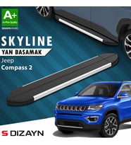 S-Dizayn Jeep Compass 2 Skyline Aluminyum Yan Basamak 173 Cm 2017 Üzeri A+ Kalite