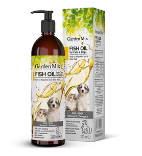 Garden mix kedi ve köpek somon yağı 200 ml