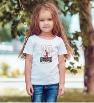 BK Gift 29 Ekim Tasarımlı Kız Çocuk Beyaz Tişört-5, Arkadaşa Hediye, 29 Ekim Hediyesi Hediyesi, Trend Tişört, 100.Yıl Hediyesi