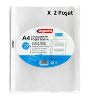 Bigpoint Poşet Dosya Standart 40 Mikron 100'lü Paket x 2 Poşet