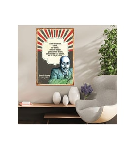 Ahşap Retro Mdf Poster , Komik Sözler , Duvar Yazıları , Manzara ,  Tarih , Edebiyat - Tbl0431