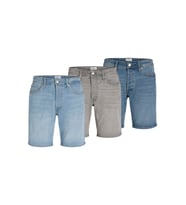 JACK JONES Mavi Buz Mavisi Ve Gri Renk 3 lü Erkek Şort 12302431