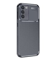 Vivo V30 Lite 4G Kılıf Auto Focus Karbon Kapak - Siyah