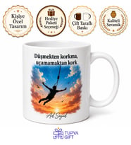 Bungee Jumping Temalı Baskılı Kupa Bardak Ekstrem Spor Hediye