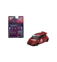 1/64 LB-WORKS x Abas Works ABARTH 595 Red - Blister Paket