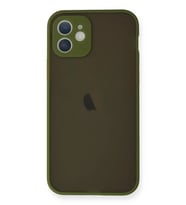 Newface Apple iPhone 12 Mini Kılıf Montreal Silikon Kapak - Açık Yeşil