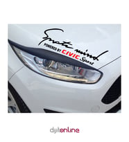 Honda Cıvıc Far Sticker 28x10cm