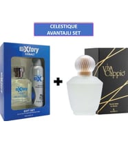 Cobalt Erkek ParfümSeti (100 ml Edp Parfüm +150 ml Deo )+Cappio Classic Life 60Ml Kadın Parfüm